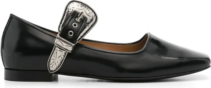 Leather Ballet Flats