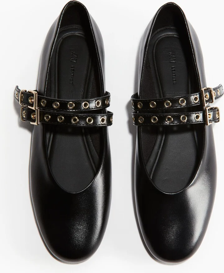 Leather Ballet Flats