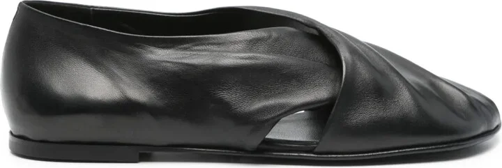 Leather Ballet Flats