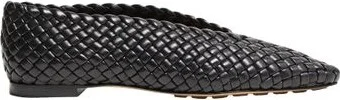 Leather ballet flats