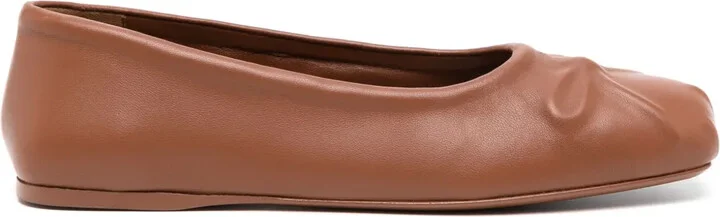 Leather Ballet Flats
