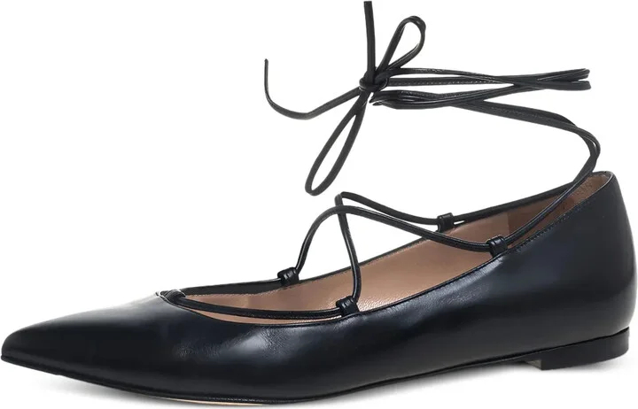 Leather Ballet Flats