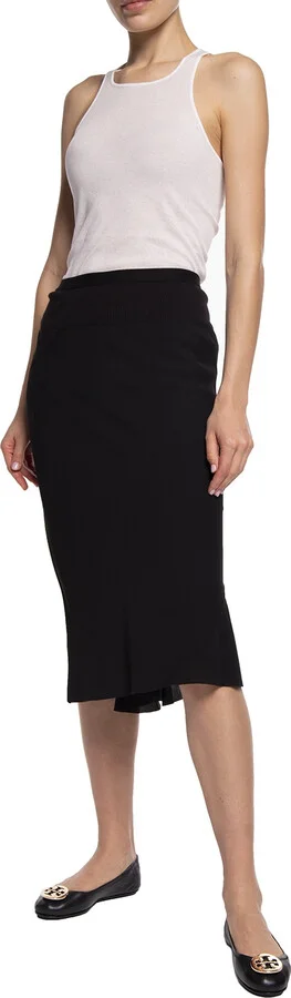 Leather Ballet Flats With Logo, , - Black - Image 2