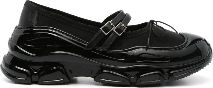 Leather Ballet Sneakers