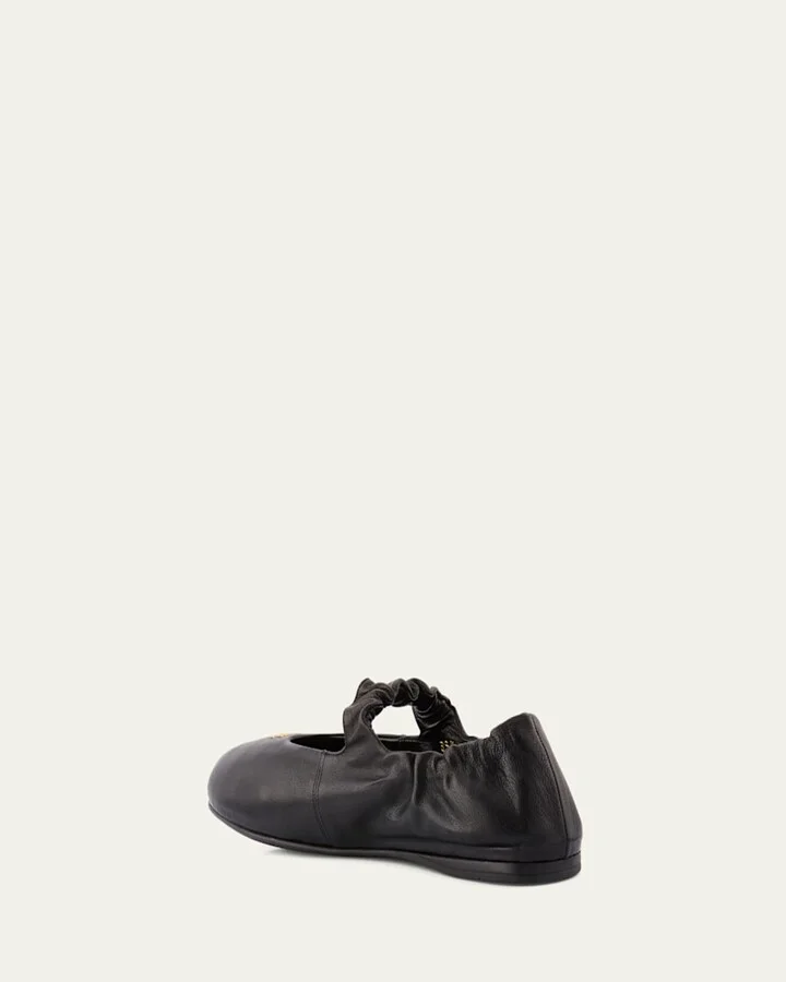 Leather Band Ballerina Flats - Image 4