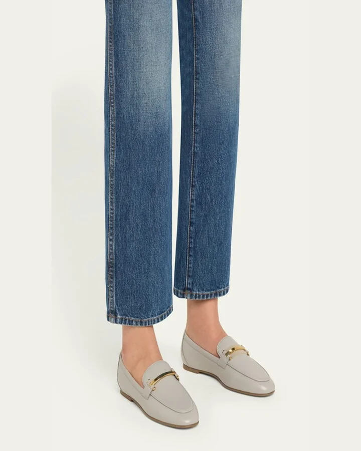 Leather Bar Loafers - Image 4