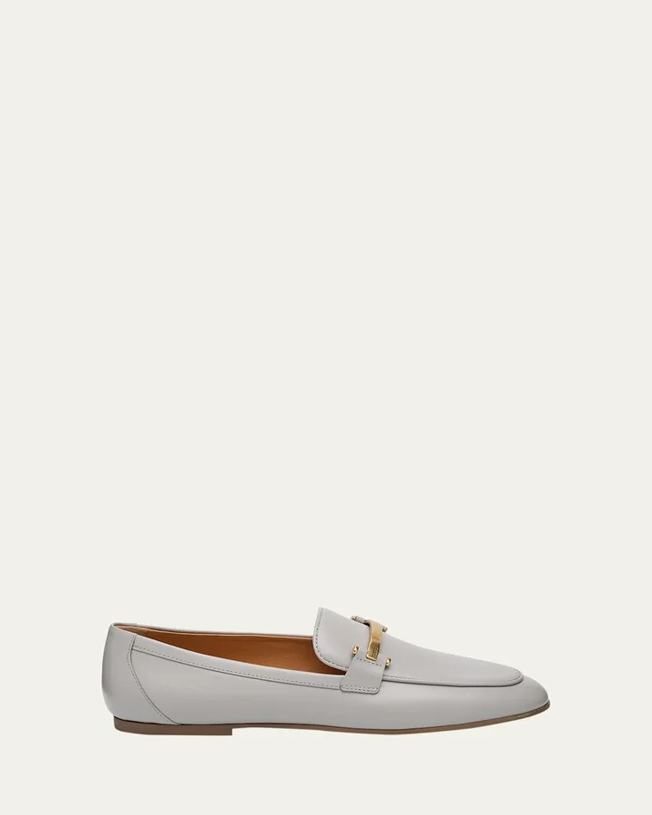 Leather Bar Loafers