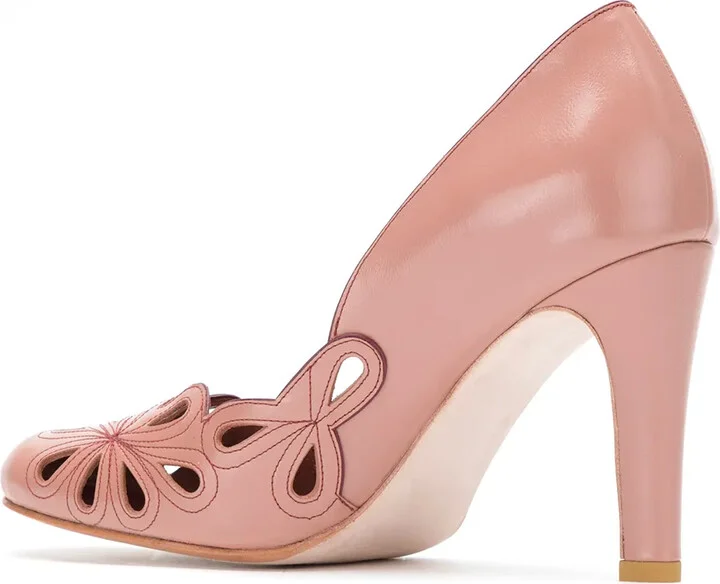 leather Belle Epoque pumps - Image 3