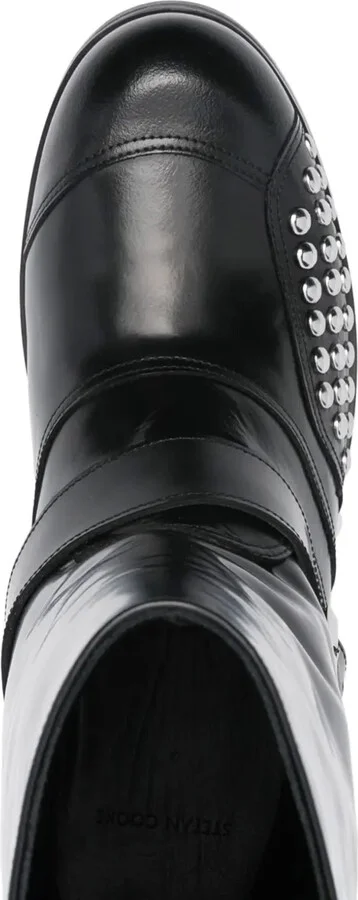 Leather Biker Boots - Image 4