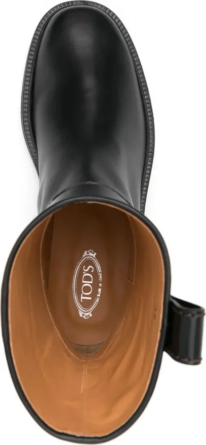 Leather Biker Boots - Image 4