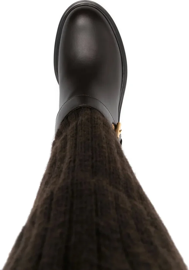 Leather Biker Boots - Image 4