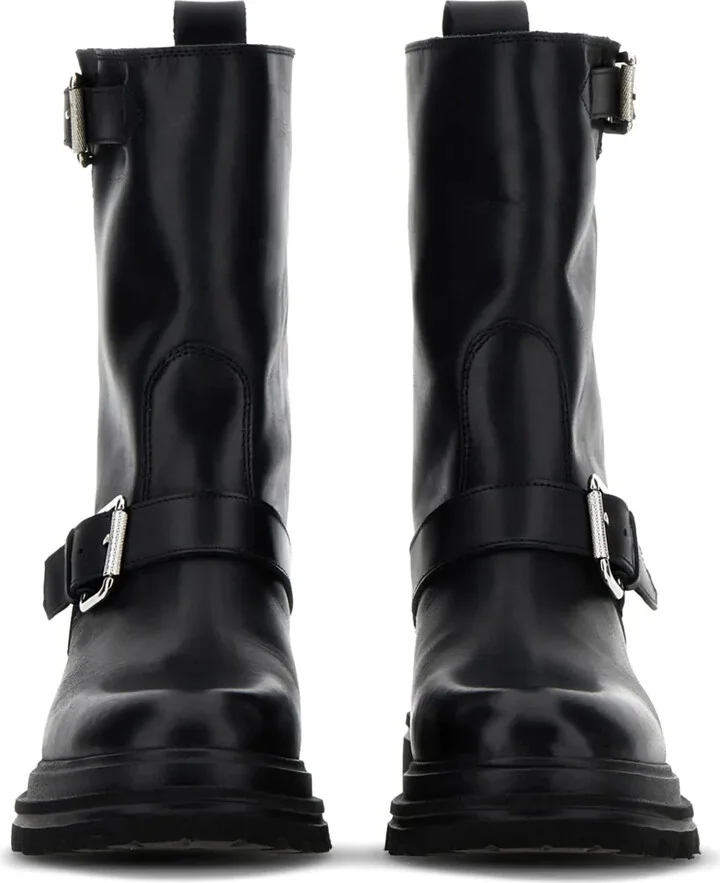 Leather Biker Boots - Image 5