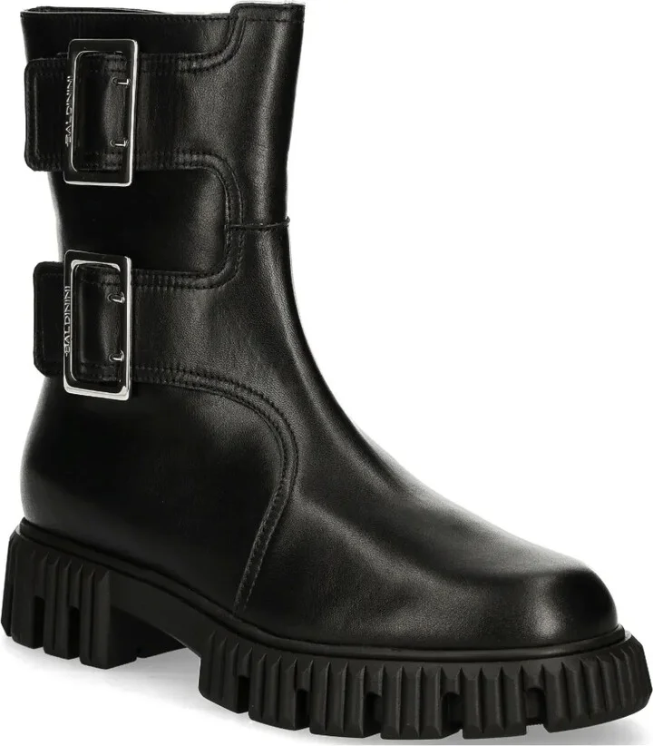 Leather Biker Boots - Image 2