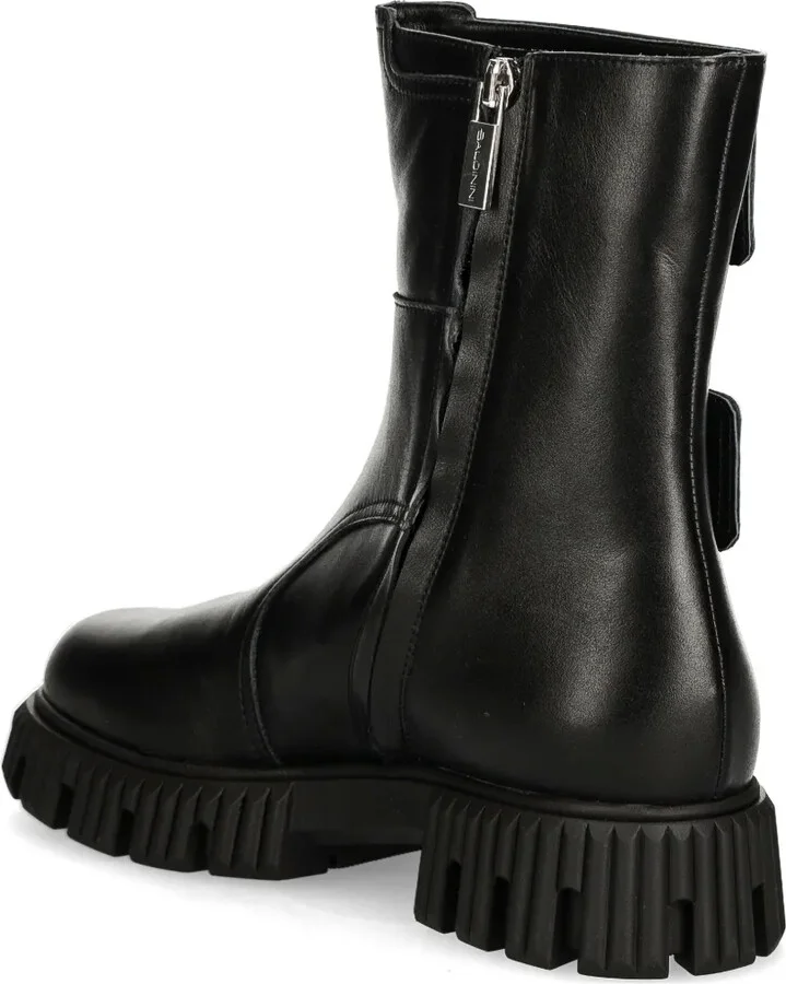 Leather Biker Boots - Image 3