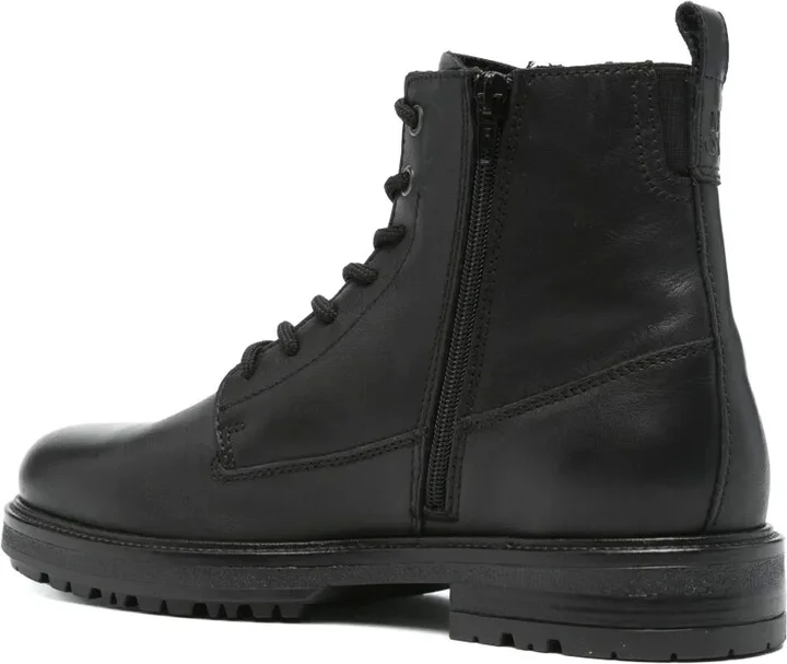 Leather Biker Boots - Image 3