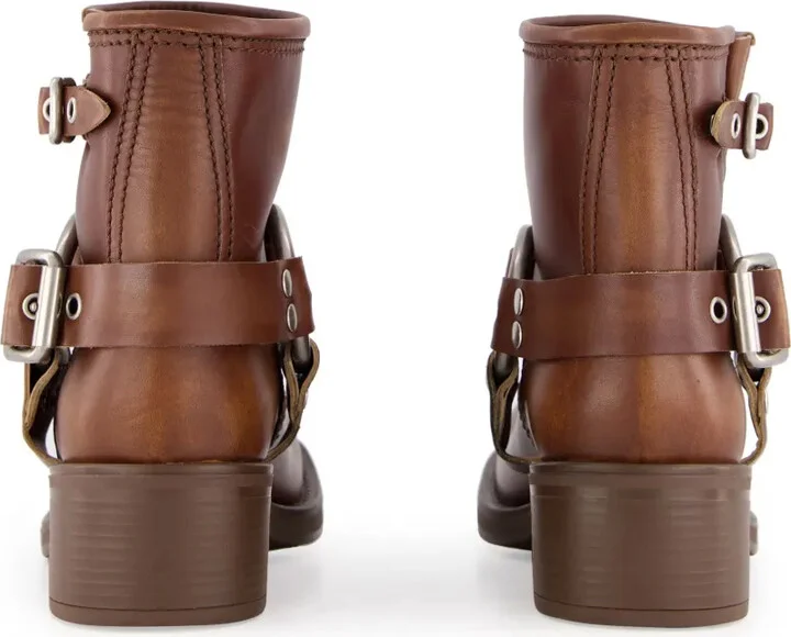Leather Biker Boots - Image 5