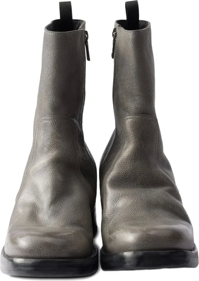 Leather Biker Boots - Image 3