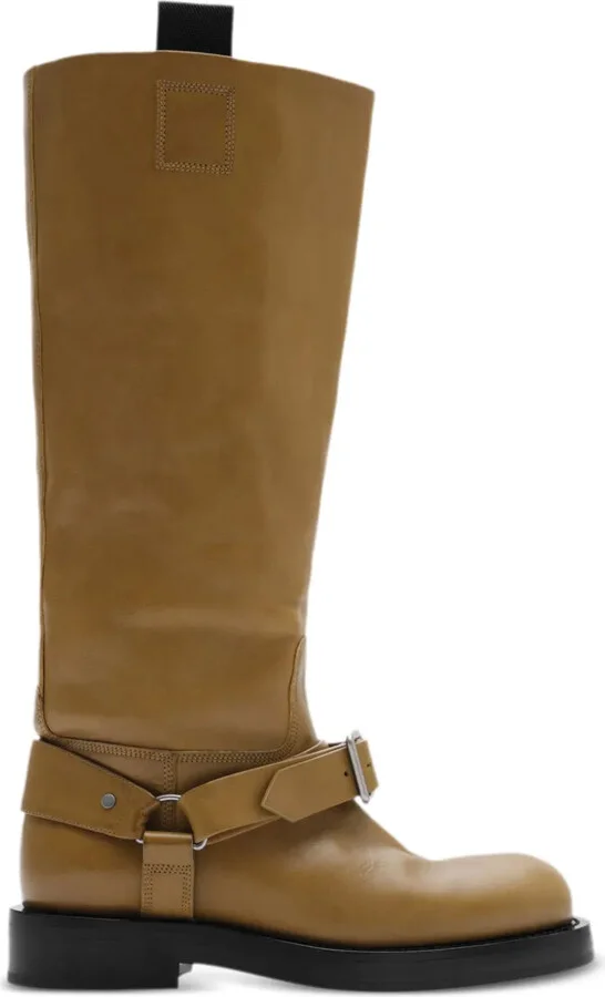 Leather Biker Boots