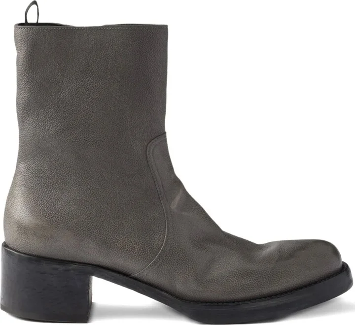 Leather Biker Boots