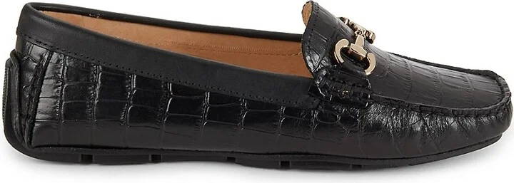 Leather Bit Driver Loafers