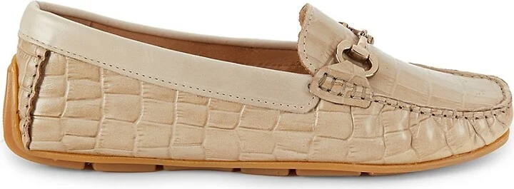 Leather Bit Driver Loafers