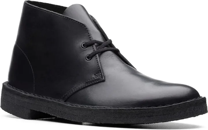 leather "Black Polished" desert boots - Image 2