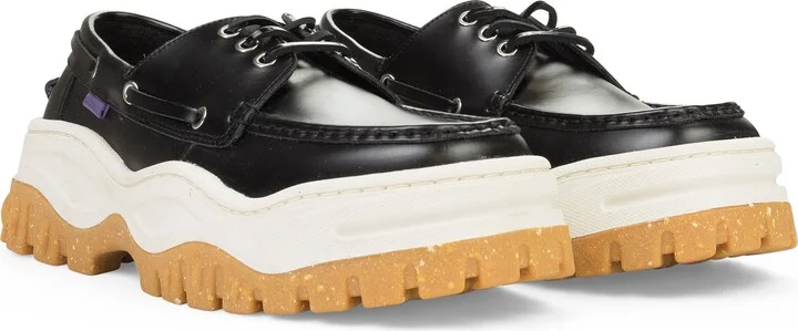 Leather Black Sneakers