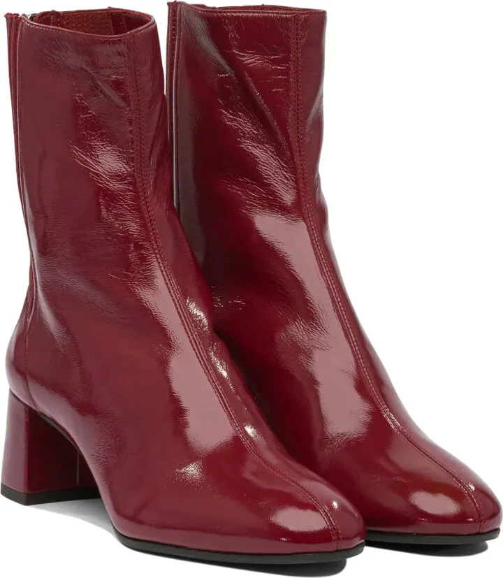 Leather Block-Heel Boots - Image 2
