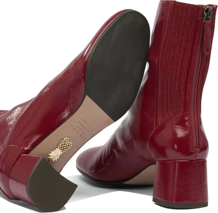 Leather Block-Heel Boots - Image 3