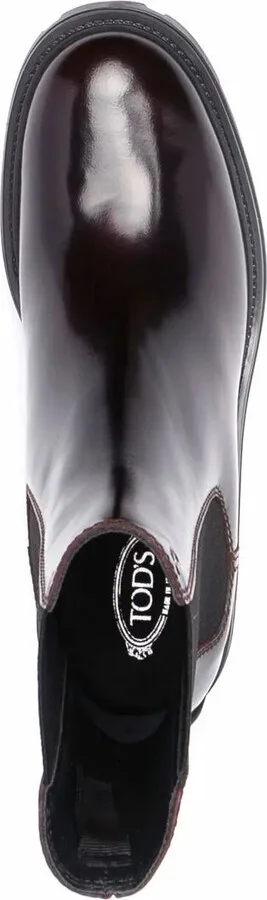 leather block-heel Chelsea boots - Image 4