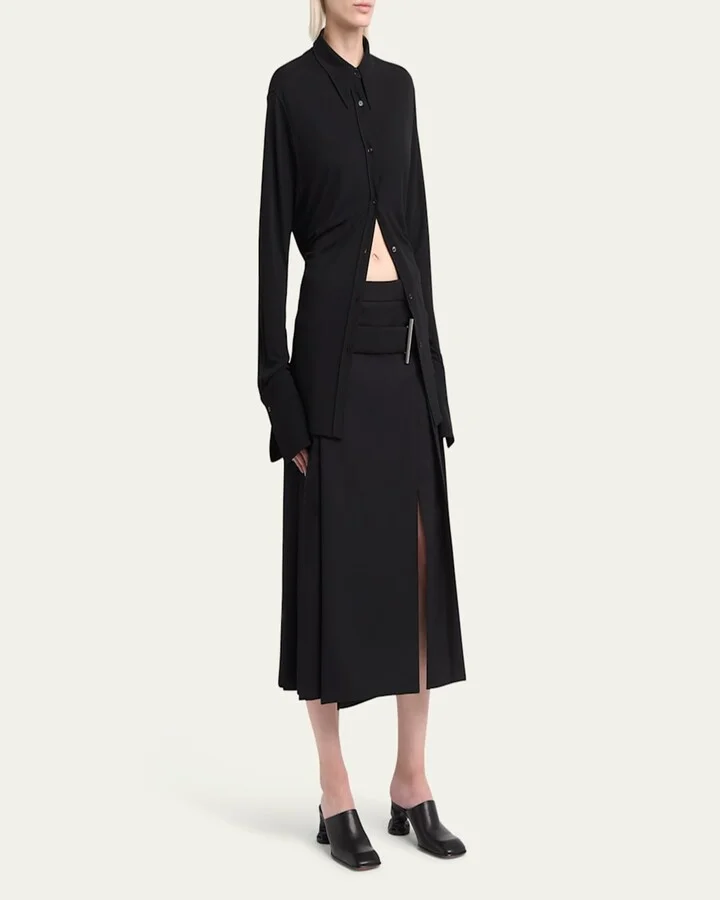Leather Block-Heel Mules - Image 5