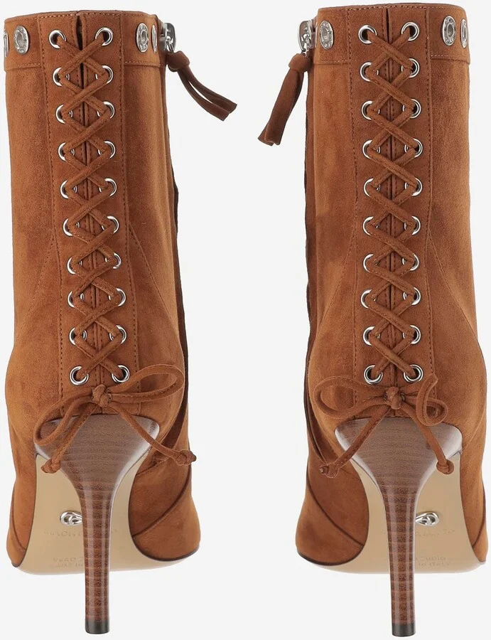 Leather Boot With Decorations - Image 2