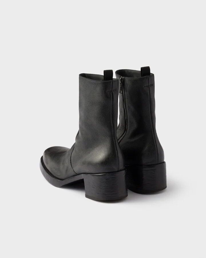 Leather booties - Image 5
