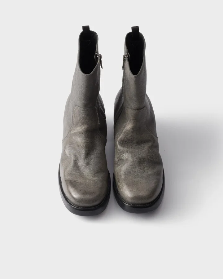 Leather booties - Image 4