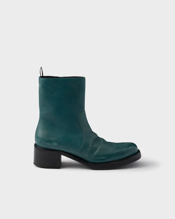 Leather booties - Image 2