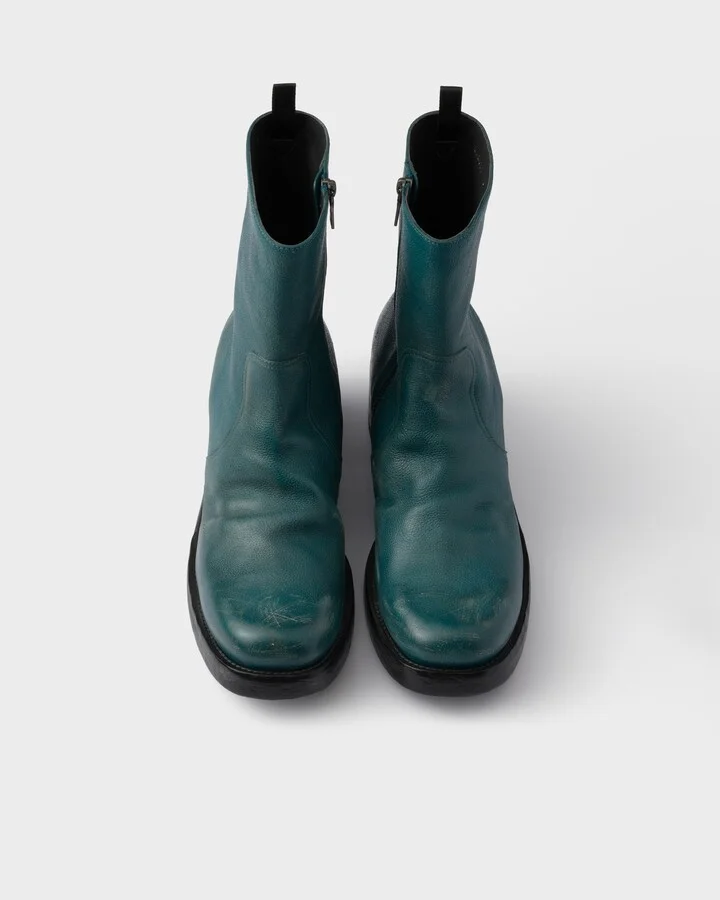 Leather booties - Image 4