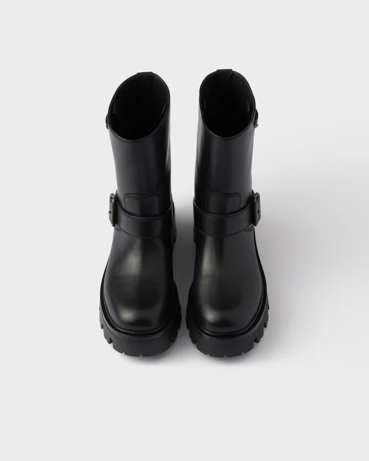 Leather booties - Image 3