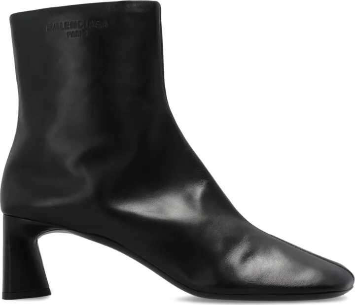 Leather Boots ‘Dutyfree’, , - Black