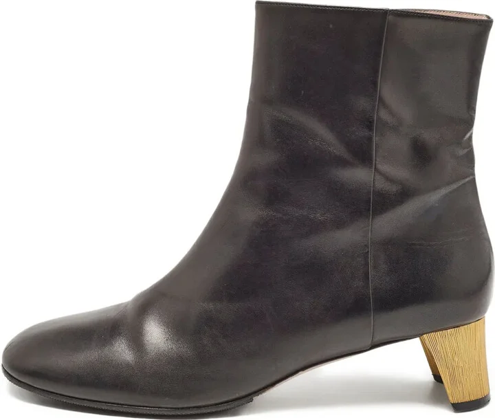 Leather boots