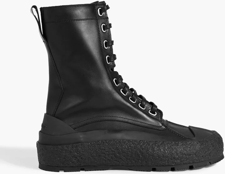Leather boots