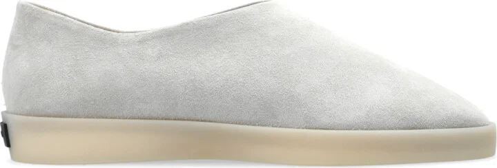 Leather Boots Mule, , - Grey