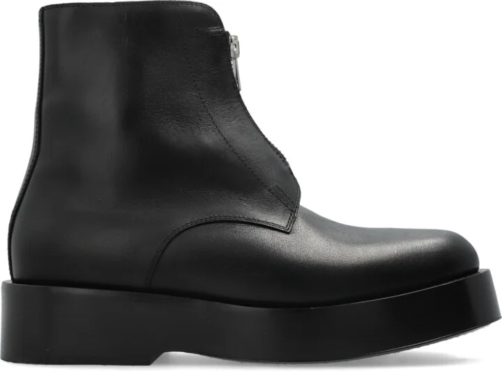 Leather Boots Torino, , - Black