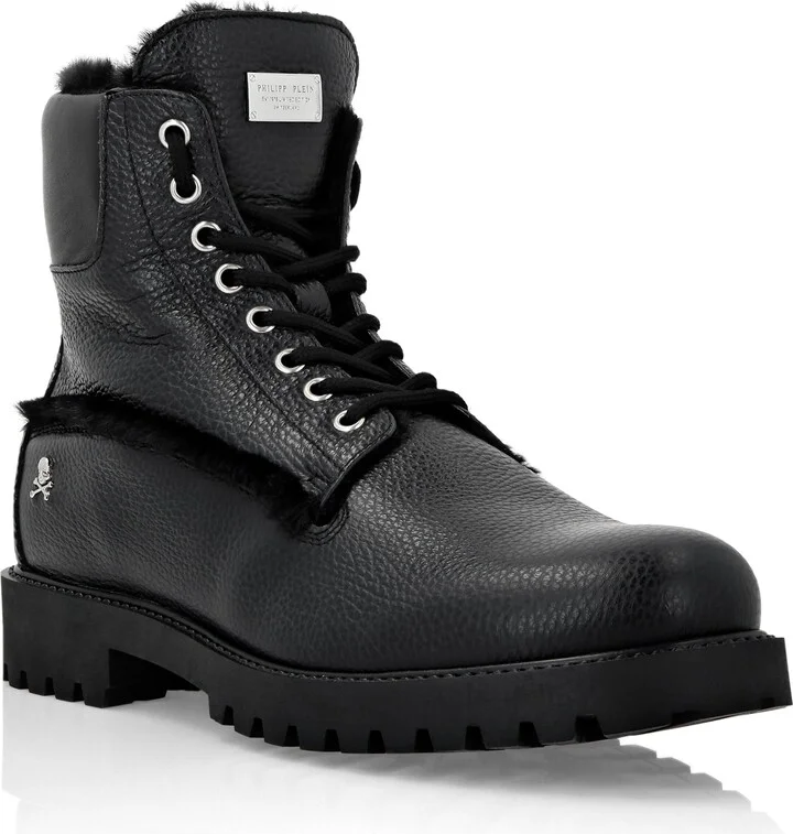 Leather Boots with shearling inside The Hunter