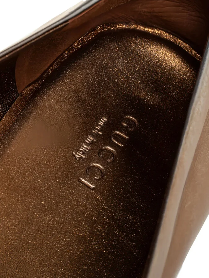 Leather Bow Ballet Flats - Image 5