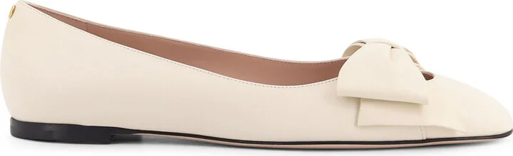 Leather Bowow Ballerinas