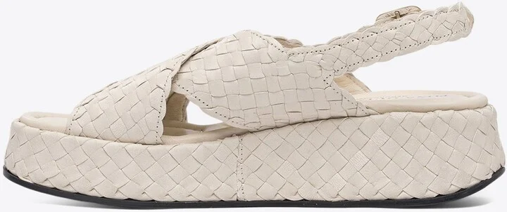Leather Braided Sandals - Image 2