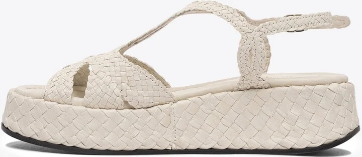 Leather Braided Sandals - Image 2