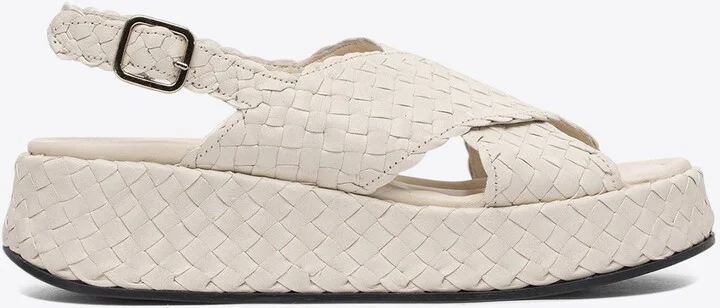 Leather Braided Sandals