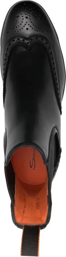 leather brogue Chelsea boots - Image 4