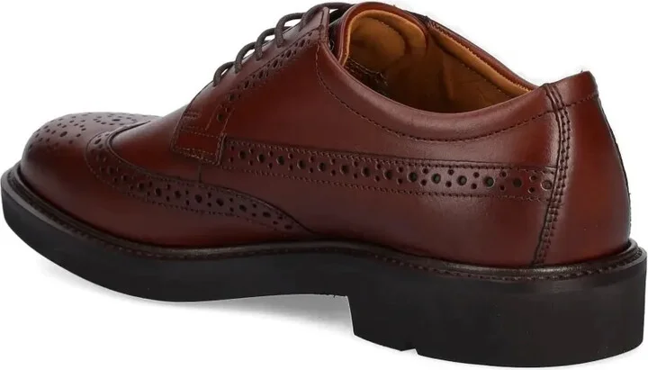 Leather Brogue Lace-Up Oxford Shoes - Image 2
